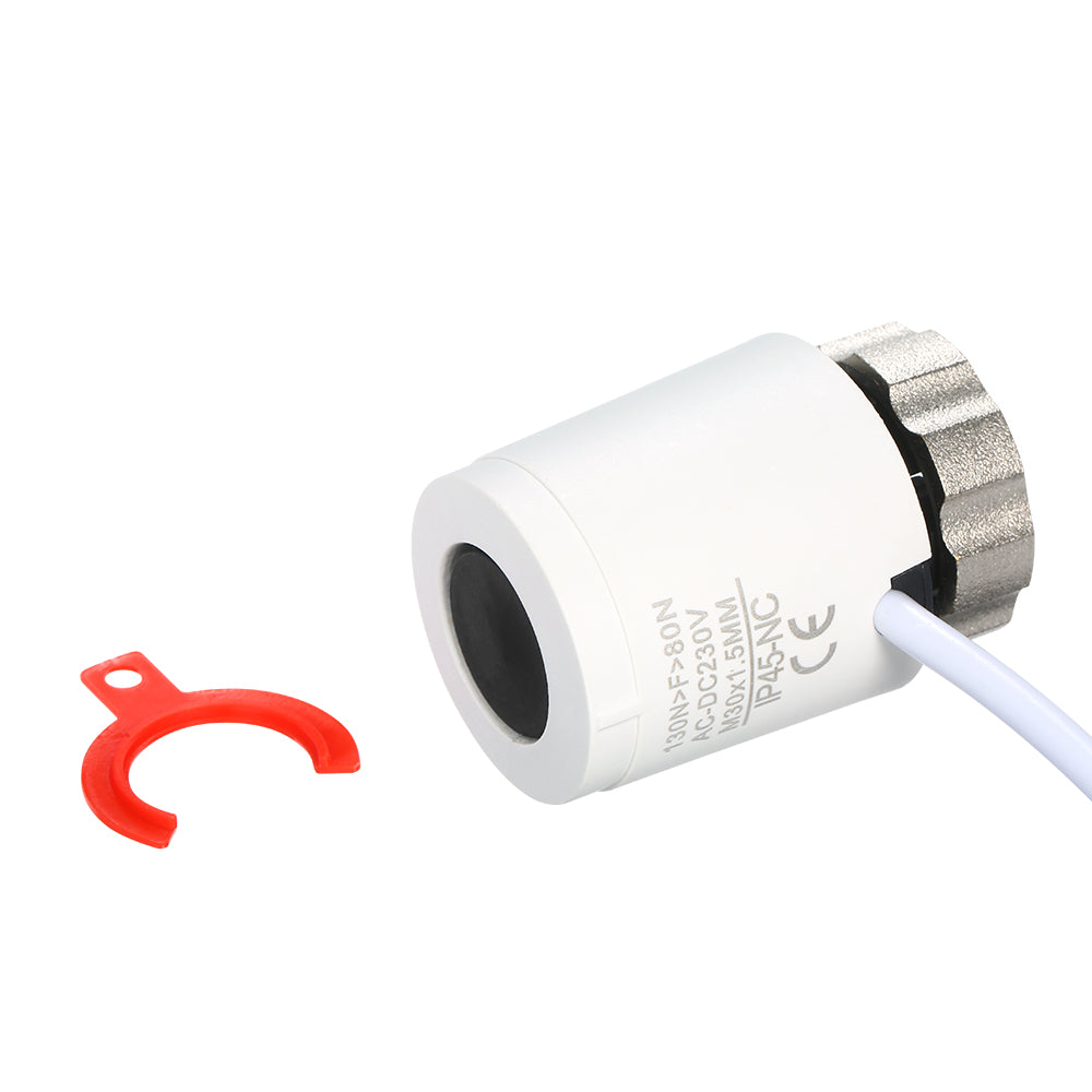 Actuator termoelectric Regler NC M30x1.5, normal închis, 220v, cu filet metalic