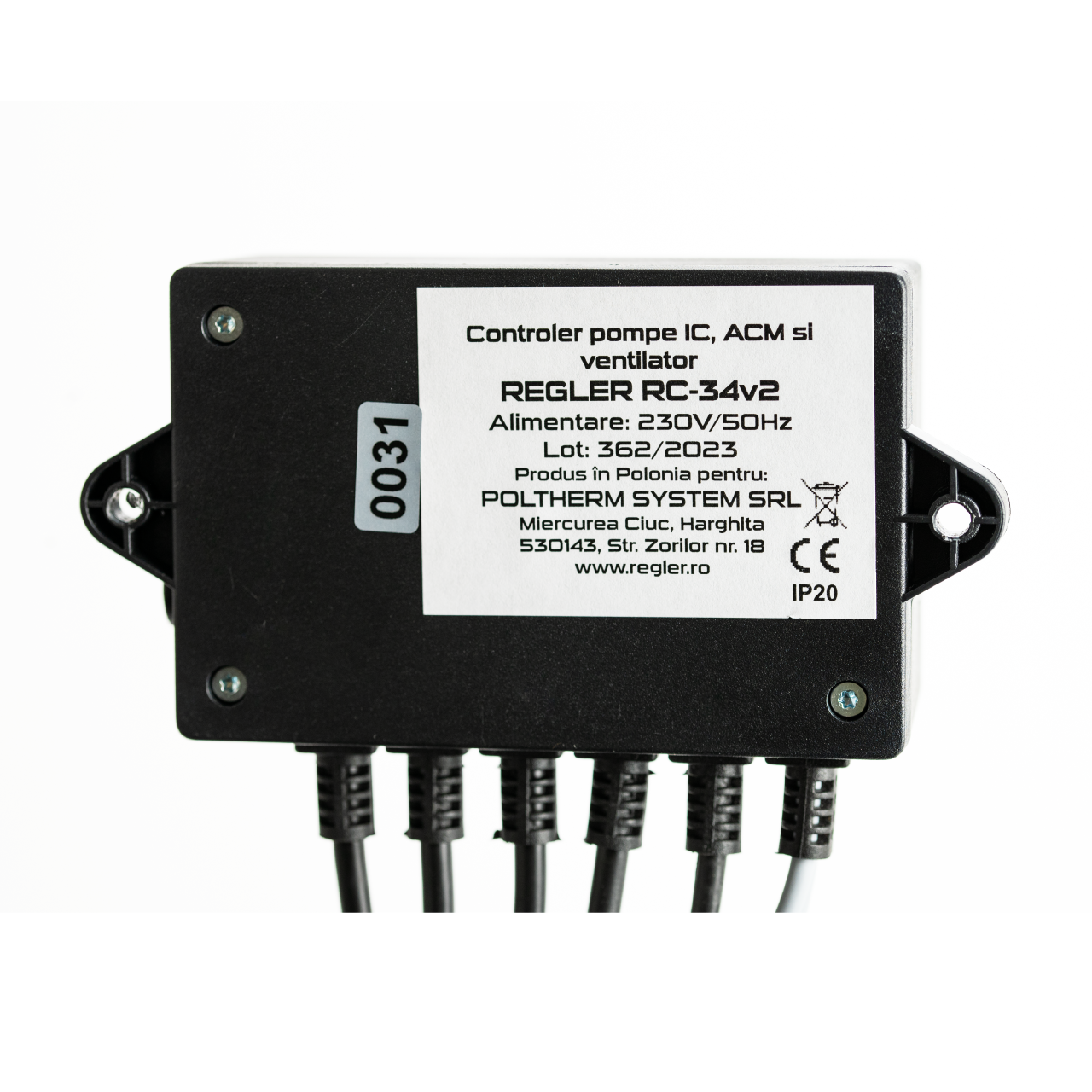 REGLER RC 34v2 - controler pompă IC și ACM + ventilator (opțional termostat)