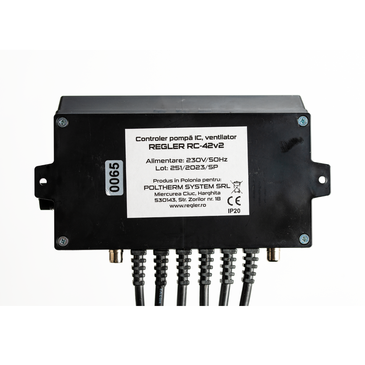 REGLER RC 42v2 PID, comanda pompa IC, ACM si ventilator, optional termostat de ambient si senzor gaze arse