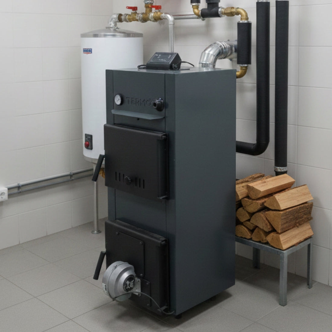 De ce funcționează ventilatorul centralei pe lemne după stingerea focului