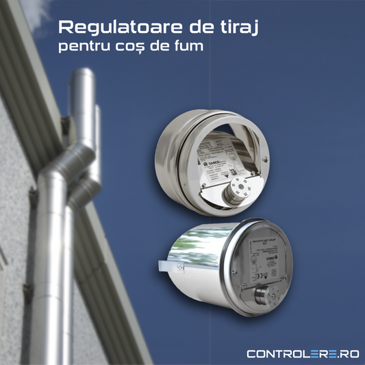 Regulatorul de tiraj RCO / RCR pentru coșuri de fum