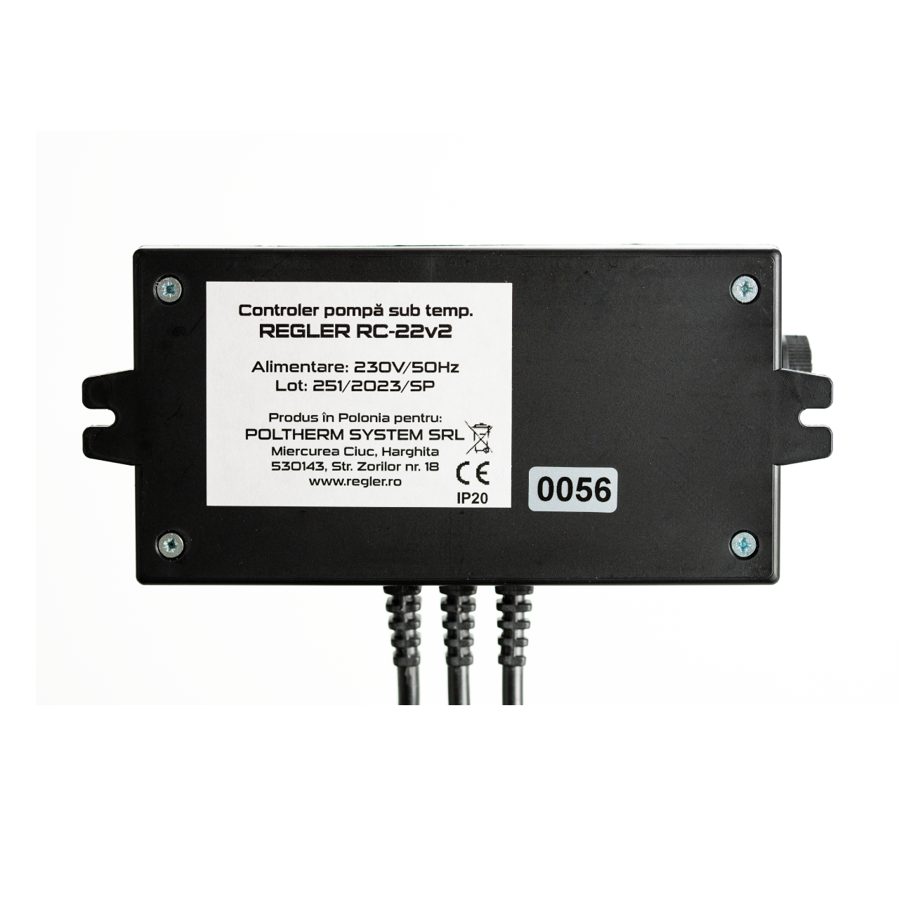 REGLER RC 22v3 puffer - controler pompă încărcare puffer (model standard)