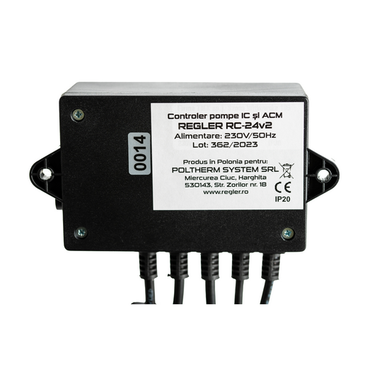 REGLER RC 24v2 - controler pompă IC și ACM (model avansat)