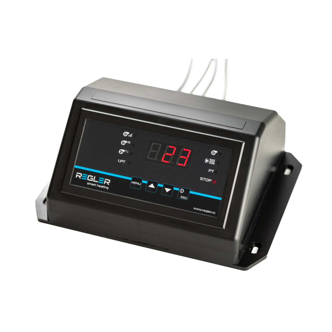 REGLER RC 38v2 - controler pompă IC și ventilator (opțional senzor gaze evacuare)