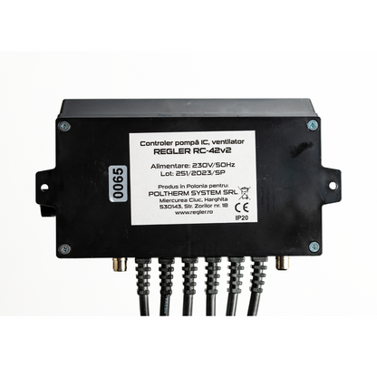 REGLER RC 42v2 PID, comanda pompa IC, ACM si ventilator, optional termostat de ambient si senzor gaze arse