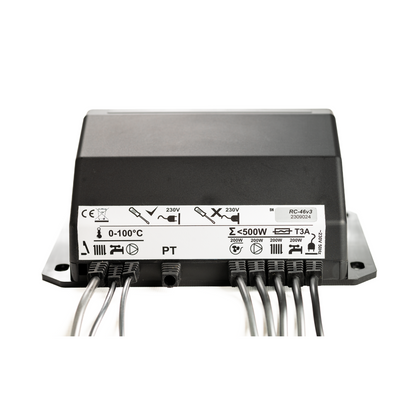REGLER RC 76v4, echipat cu 5 senzori, comanda 4 pompe, vana de amestec, ventilator si snec