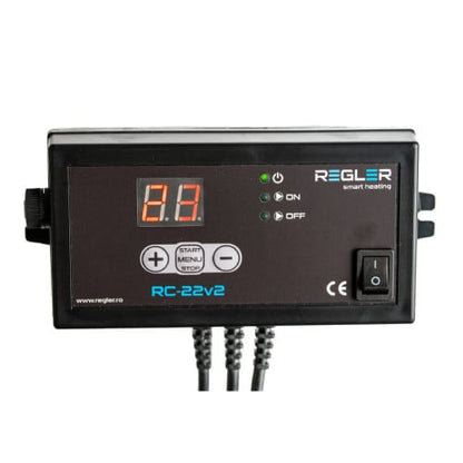 Regler RC-22v2 controler pompă de circulare, comandă pompa de încărcare boiler (ACM) sau pompa de anit-condens (By-Pass).