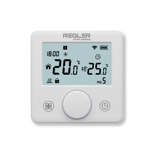 Termostat de cameră Regler 311W compatibilă cu unitatea de comandă pentru încălizrea prin pardoseală Regler CB8