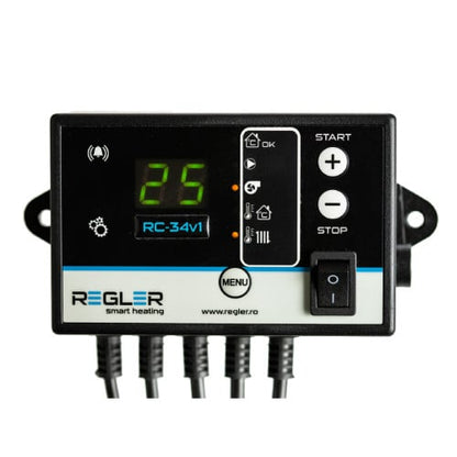 REGLER RC 34v1, comanda pompa IC si ventilator (opțional termostat)