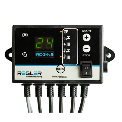 REGLER RC 34v2 - controler pompă IC și ACM + ventilator (opțional termostat)