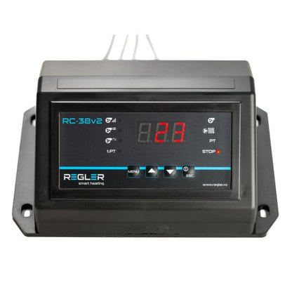 REGLER RC 38v2 - controler pompă IC și ventilator (opțional senzor gaze evacuare)