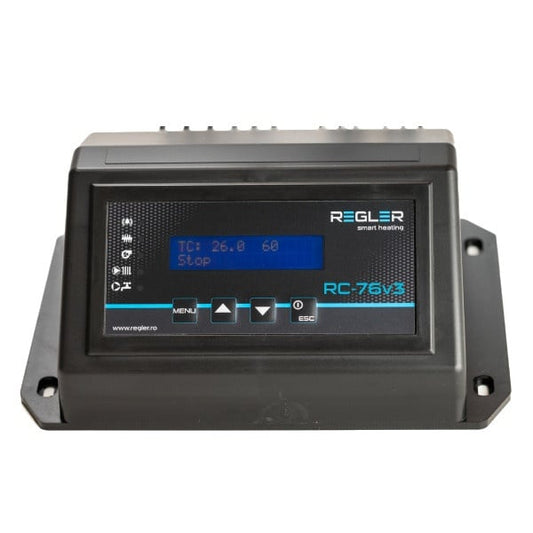REGLER RC 76v3, comanda pompele IC, ACM, pardoseala si recirculare, un ventilator si snec