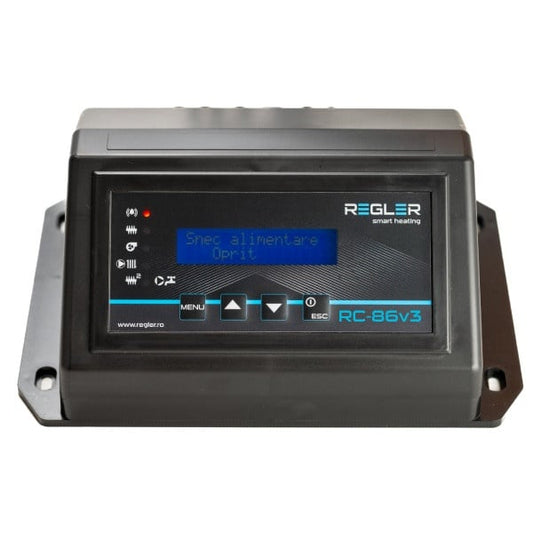 REGLER RC 86v3 cu aprindere automata, comanda pompa IC, pompa ACM, ventilator si snec