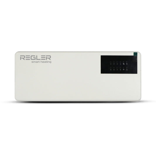 Unitate centrală Regler CB8  încălzire prin pardoseală cu 8 zone, disponibil în varainta WiFi și ZigBee 3.0